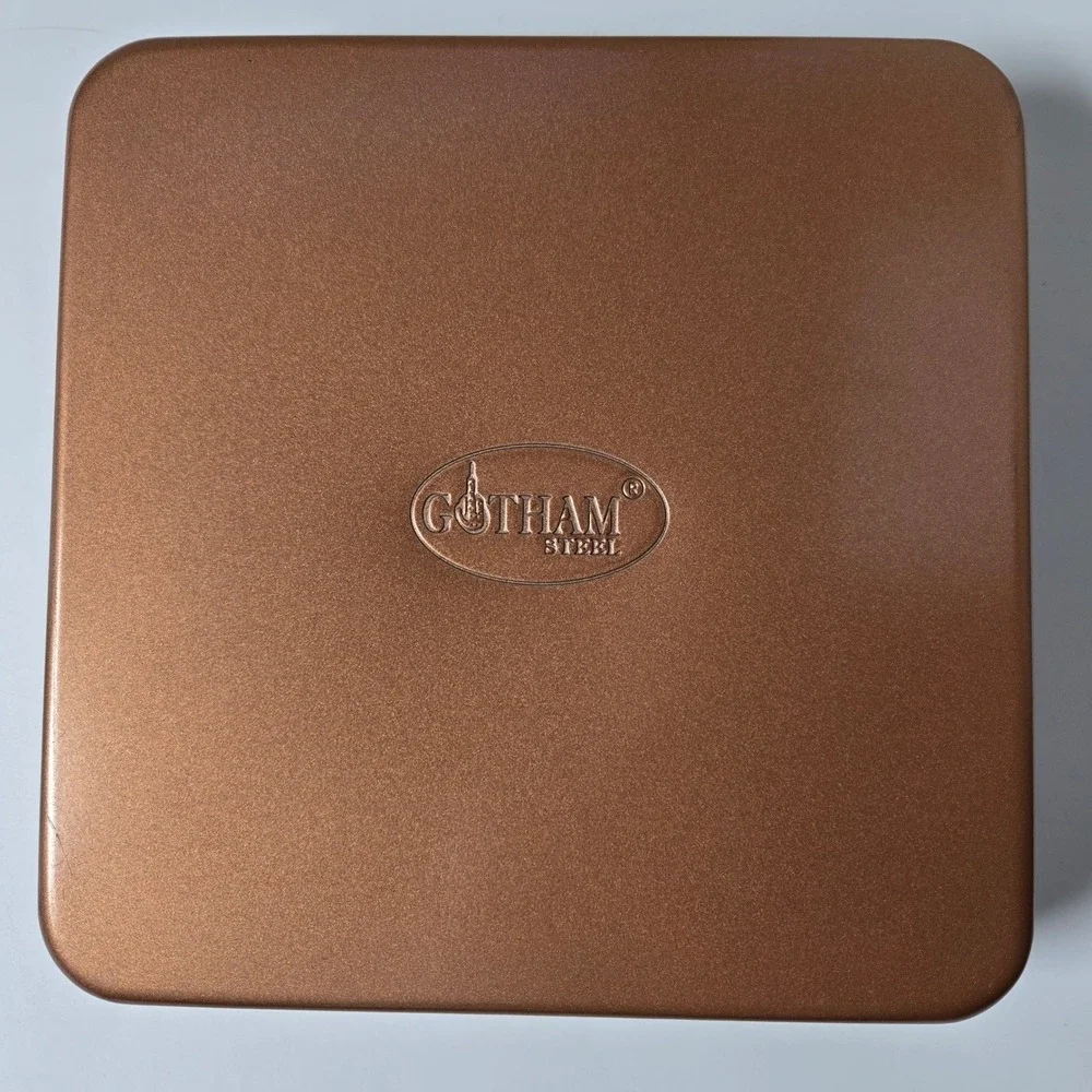Gotham Steel Square Baking Pan Copper‎ Nonstick Ceramic Brownie Cake New
